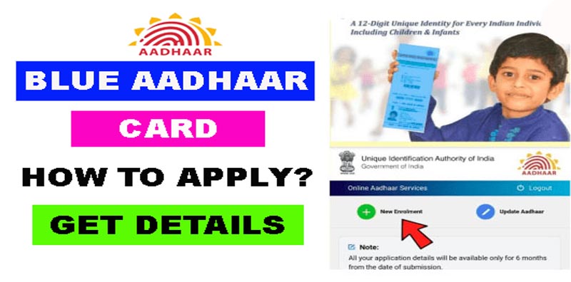 Blue Aadhaar Card Apply