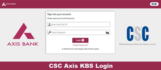 CSC Axis KBS Login