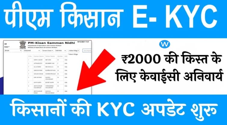 PM Kisan Yojana e-KYC